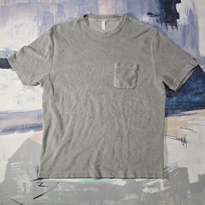 04651 / A Trip in a Bag S/S Oyster Gray Large Short Sleeve Terry Cotton T-Shirt